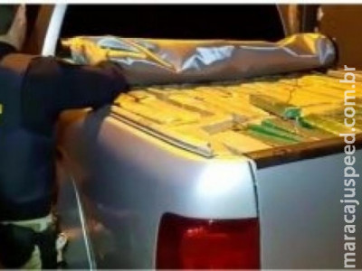 Polícia apreende caminhonete com mais de 1 tonelada de maconha