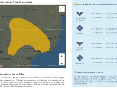 Aviso de Atenção Válido para 05/02/2020