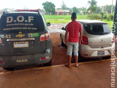 DOF recupera carro de locadora que foi vendido no Paraguai