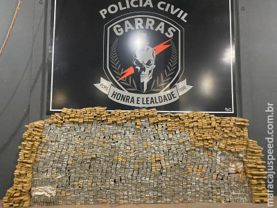 Garras apreende 2 toneladas de drogas e dois veículos em MS