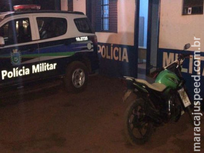 Motocicleta furtada em Ponta Porã é recuperada