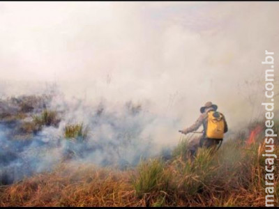 Ventos afastam fumaças da região urbana de Corumbá