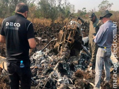 Polícia suspeita que explosão de helicóptero foi criminoso