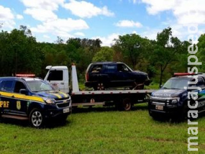 PRF apreende maconha, skunk e haxixe após perseguição na BR-163