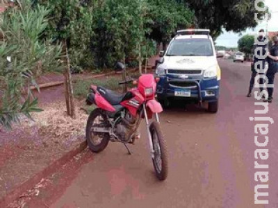 Guarda Municipal recupera motocicleta furtada na BR-163