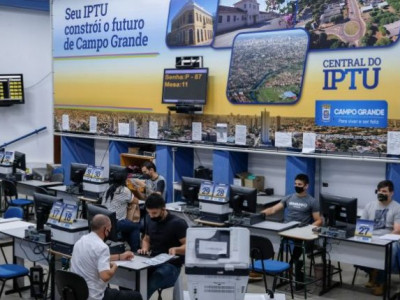 Prefeitura adia para todos 3ª parcela do IPTU e ISS em Campo Grande