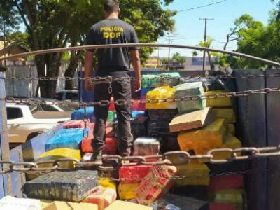  Carga de arroz é abandonada com quase 6 toneladas de maconha 