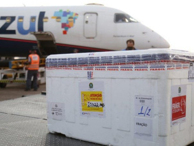 MS recebe 12º lote de vacinas contra Covid-19 nesta quinta-feira
