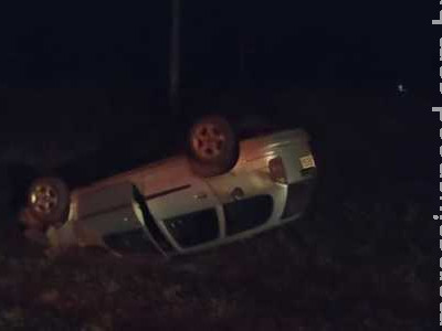  Carro capota na BR-060 e vítima é levada para Sidrolândia 