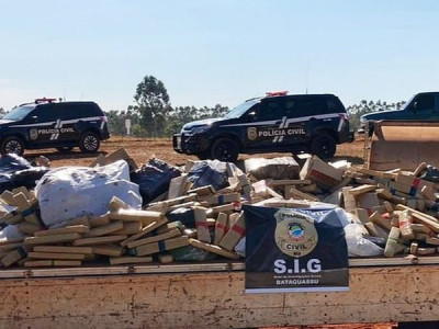 Polícia realiza incineração de mais de 3 toneladas de drogas