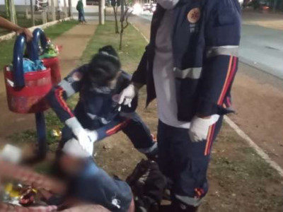 Briga de usuários de drogas termina com mulher esfaqueada em MS
