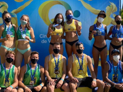 Dupla de MS é campeã brasileira Sub-19 de Vôlei de Praia 