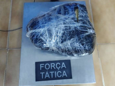 Jovem é flagrado com maconha em ônibus que seguia para capital 