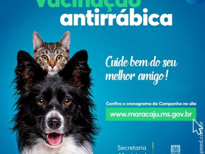 Campanha de Vacinação Antirrábica segue nesta sábado