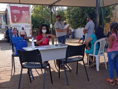 Carreta leva a Justiça para os cidadãos de Santa Rita do Pardo