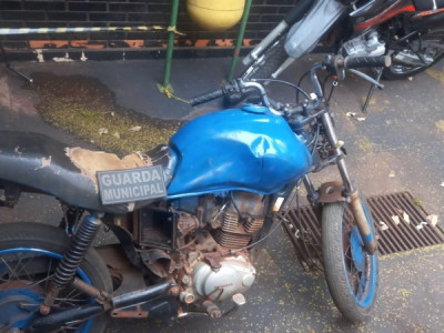 Guarda Municipal recupera motocicleta furtada