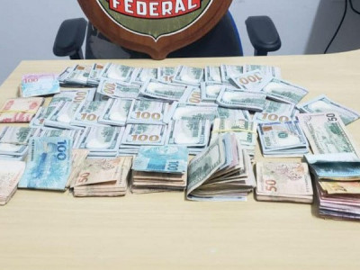 Homem tenta atravessar fronteira com R$ 200 mil e acaba preso