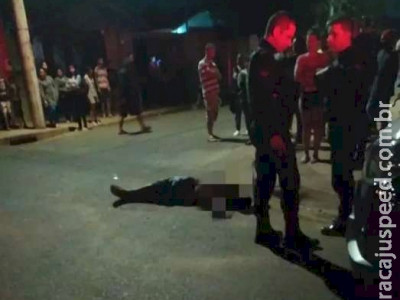 Jovem é morto com pelo menos 3 tiros em MS