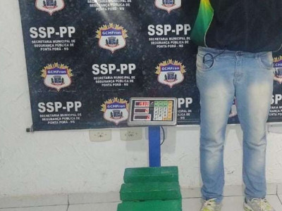 Jovem é preso com maconha que seria revendida em Três Lagoas 