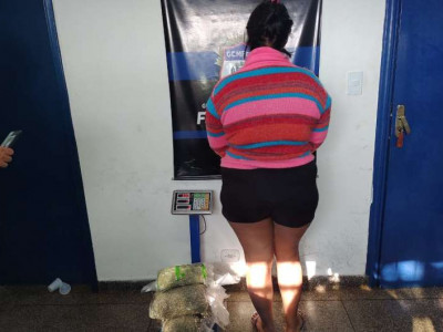 Mulher é presa com seis quilos de skunk em terminal rodoviário 