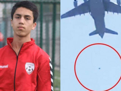 Pessoa que caiu do avião no Afeganistão era jogador de futebol