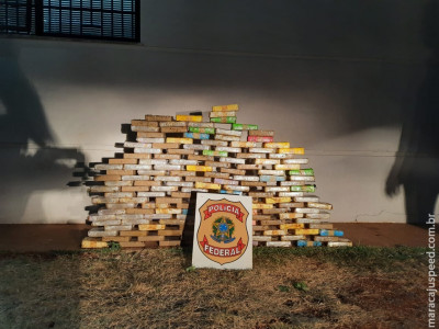 PF faz apreensão de mais de 160 kg de cocaína em Dourados