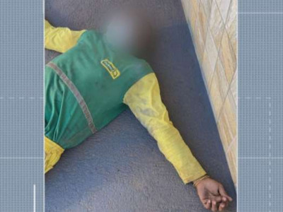 Saco de lixo explode e gari sofre queimaduras no rosto