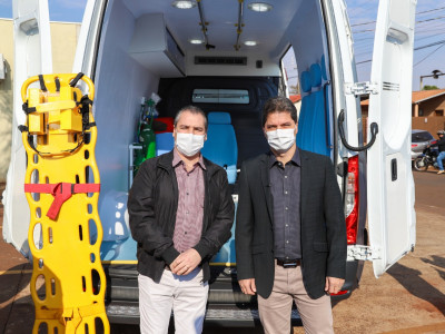 Saúde: Maracaju recebe uma nova ambulância