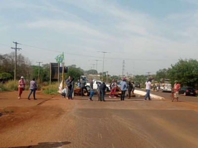 Indígenas retomam bloqueio entre Dourados e Itaporã
