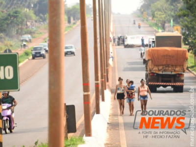 Manifestações indígenas atingem três pontos em Dourados 