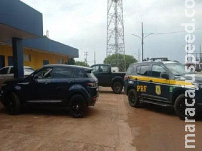 PRF recupera veículo de luxo em Ponta Porã