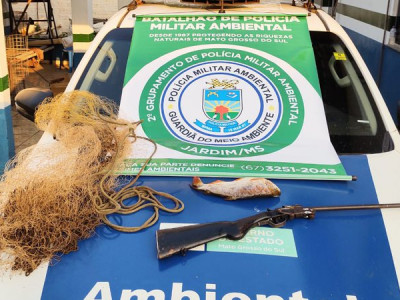  PMA é recebida a tiros em acampamento de pesca em Jardim