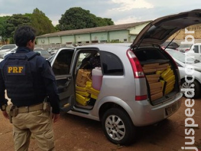 PRF apreende 708 Kg de maconha em Caarapó (MS) 