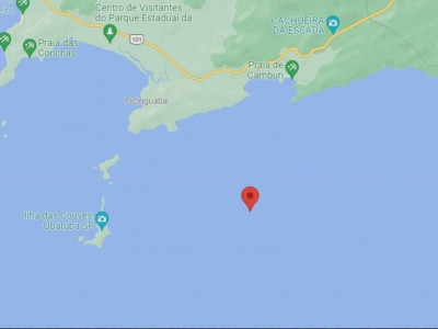  Avião bimotor com três pessoas cai no mar próximo a Ubatuba (SP) 