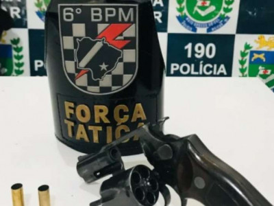 Foragido é preso após efetuar disparos 