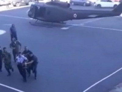 Sobrevivente de queda de helicóptero no Paraguai foi levado sem maca para hospital