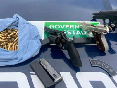 Adolescente é apreendido com armas e munições no Coophavila