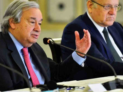 António Guterres apela pelo fim do impasse político no Líbano