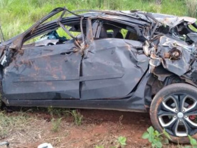 Arrastador é preso após capotar Hyundai que levaria ao Paraguai