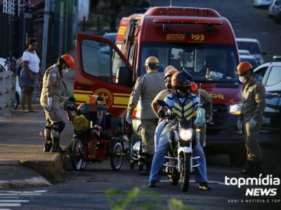 Cadeirante tenta se jogar de ponte na avenida Ernesto Geisel