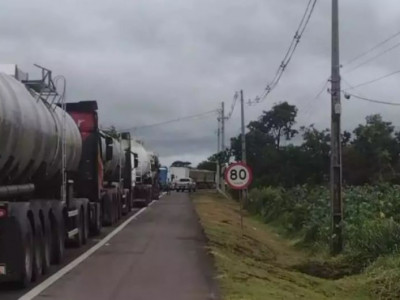 Colisão frontal deixa um morto no rodoanel da BR-163