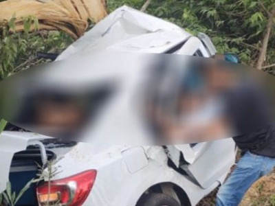 Duas mulheres morrem em acidente com carro na BR-262
