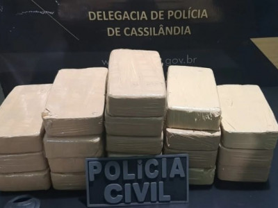 Homem é preso com cocaína que levaria para Brasília 