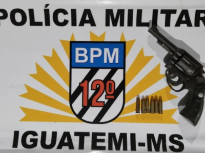 Indivíduo armado é preso após ameaçar ex-namorada e crianças