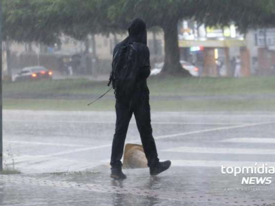 Inmet reforça possibilidade de chuva e emite alerta para MS