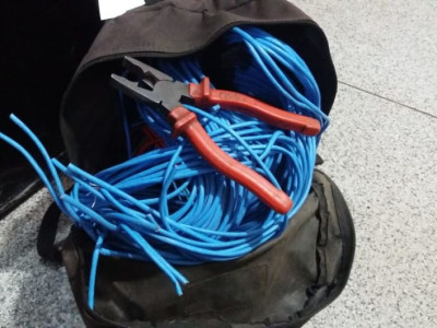 Ladrão é preso por furtar fios de casa no Jardim dos Cristhais 