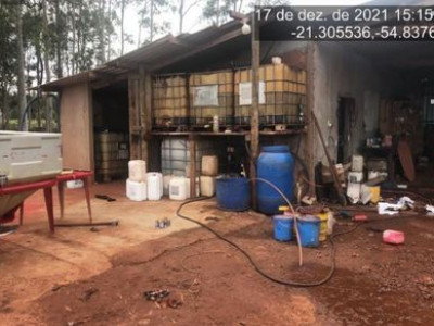 PMA apreende 1.250 litros de diesel ilegal em Sidrolândia 