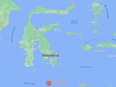 Tremor de magnitude 7,3 é registrado na Indonésia