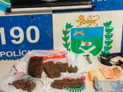 Após denúncia, casal é preso em flagrante por tráfico de drogas