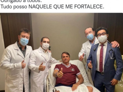 Bolsonaro recebe alta de hospital após internação